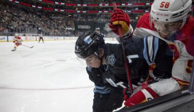Utah Hockey Club take losing streak into matchup with the Flames