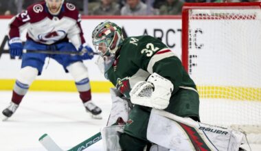 Gustavsson stands tall in net and Wild beat Avalanche 2-1