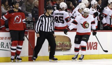 Perron caps Senators' three-goal second period in 3-2 win over Devils