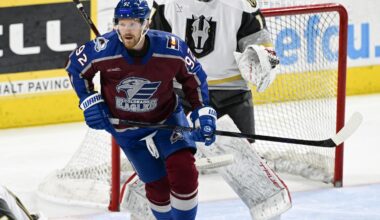 Landeskog 'excited about what the future looks like' after playing in a game for 1st time in 3 years