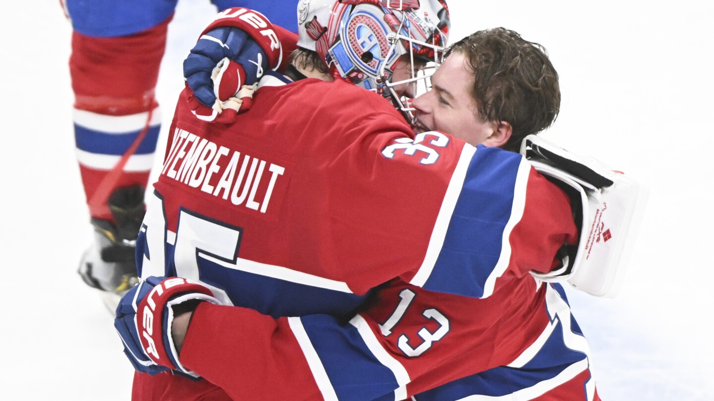 Cole Caulfield scores in OT to lift the Canadiens past the Sharks, 4-3