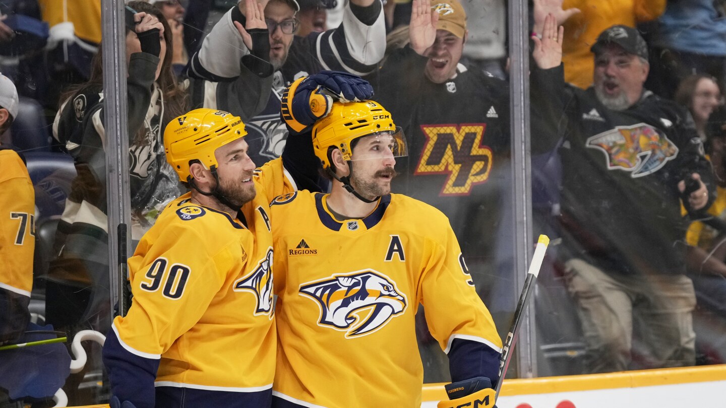 O'Reilly has goal and 2 assists in the Predators' 5-1 victory over the struggling Stars