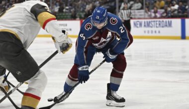 Nathan MacKinnon will sit against Canucks, may be out for rest of regular season to heal up and rest