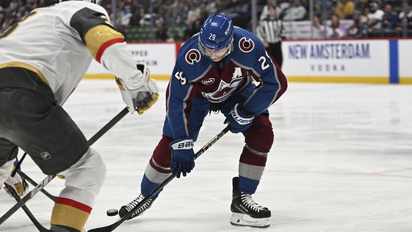 Nathan MacKinnon will sit against Canucks, may be out for rest of regular season to heal up and rest