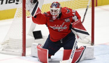 Washington Capitals sign goalie Logan Thompson to a 6-year, $35.1 million contract