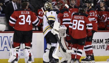 New Jersey Devils goaltender Jacob Markstrom out 4-6 weeks with knee injury