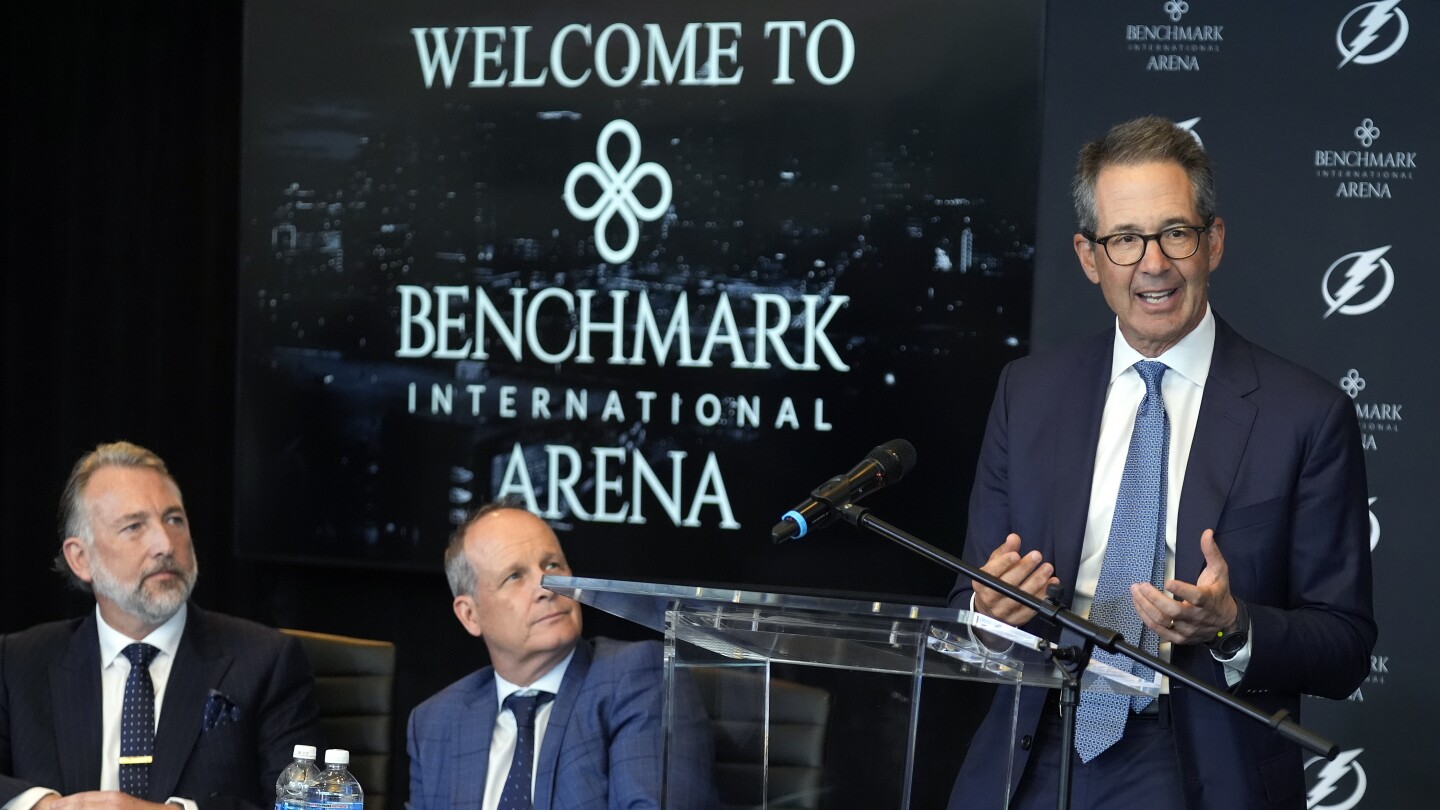 Home of NHL's Lightning renamed Benchmark International Arena