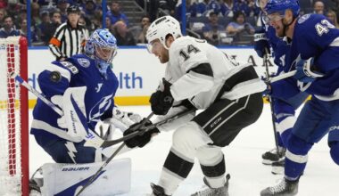 Kings drop fourth straight game, losing to Lightning in shutout