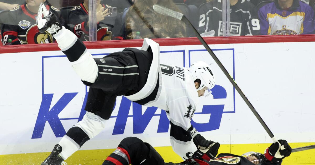 Kings lose in overtime to Ottawa Senators in wild, 15-goal game
