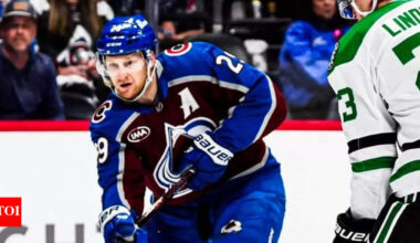 Nathan MacKinnon breaks silence as Avalanche collapse in Game 7 | NHL News