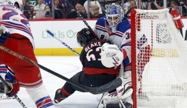 Kotkaniemi and Blake score in 3rd period as Hurricanes rally to beat Rangers 4-3