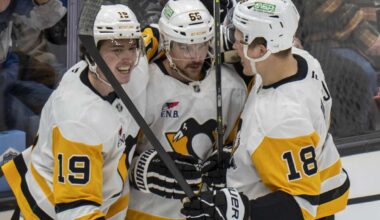 Sidney Crosby scores in 4th straight game in the Penguins' 3-0 victory over the Predators