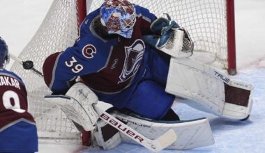 Avs coach Jared Bednar calls OT win over Rangers "unimpressive," except for goaltending, few others