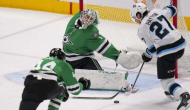 From 'winging it' to owning the crease: Inside Barrett Hayton's breakout year for Utah HC