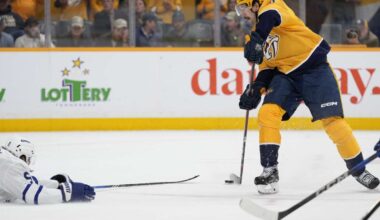 Evangelista and Forsberg lead Predators to 5-2 win over Maple Leafs