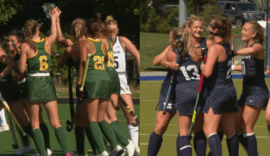 University of Vermont and Middlebury College field hockey offenses clicked on all cylinders