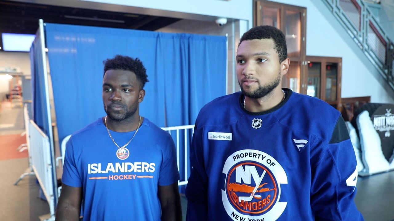 Two local hockey players participate in Islanders rookie camp