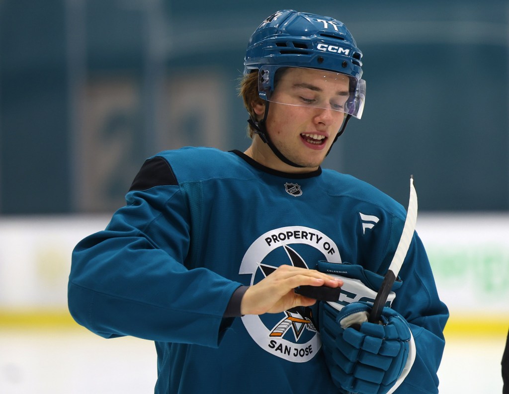 San Jose Sharks' Macklin Celebrini not skating second day of camp