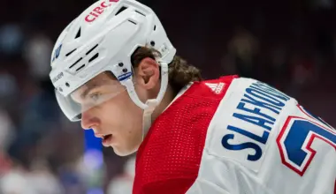 Juraj Slafkovsky Publicly Called Out by Canadiens GM For Lack of Discipline
