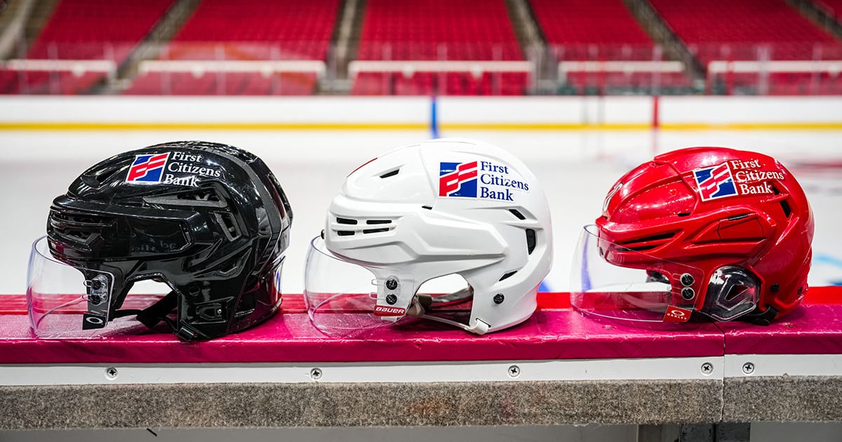 Carolina Hurricanes name First Citizens Bank its new home helmet sponsor