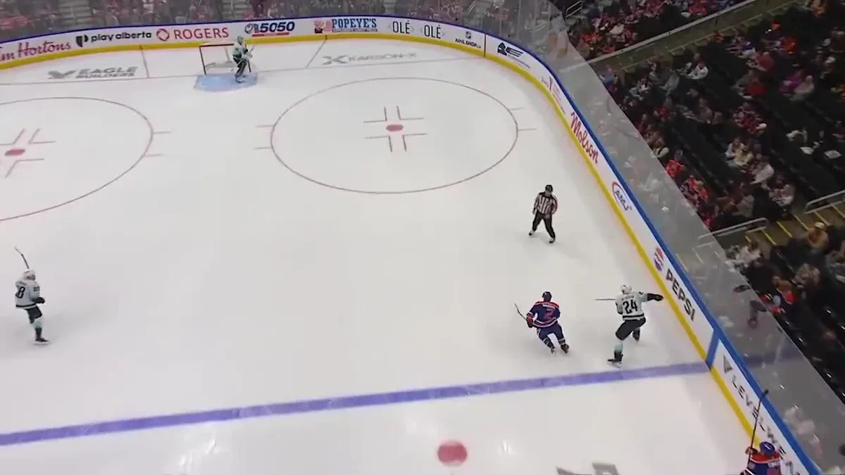 Jani Nyman with a Goal vs. Vancouver Canucks