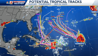 East Coast impacts likely as twin tropical systems strengthen