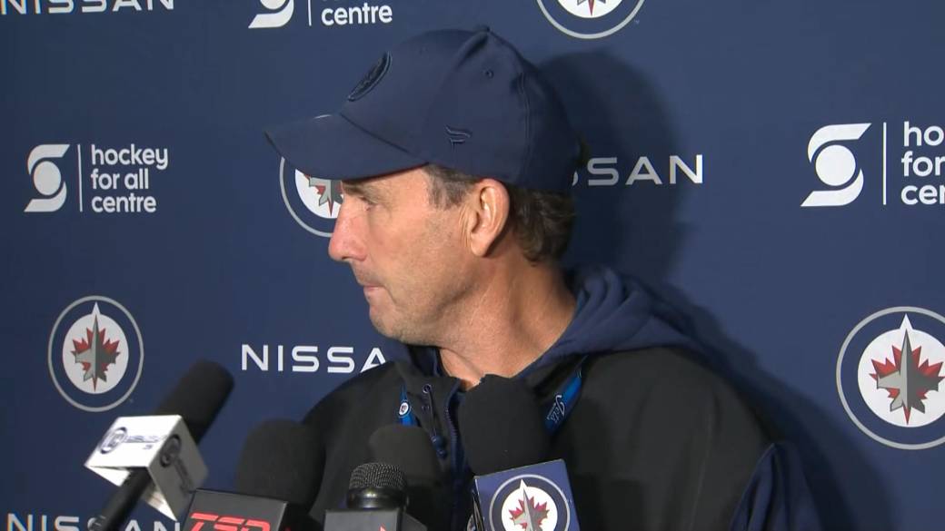 Click to play video: 'RAW: Winnipeg Jets Scott Arniel Interview – Sept. 18'