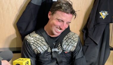 Yellow Pads, Big Saves, Bigger Smiles; Marc-Andre Fleury Full Story & Reaction