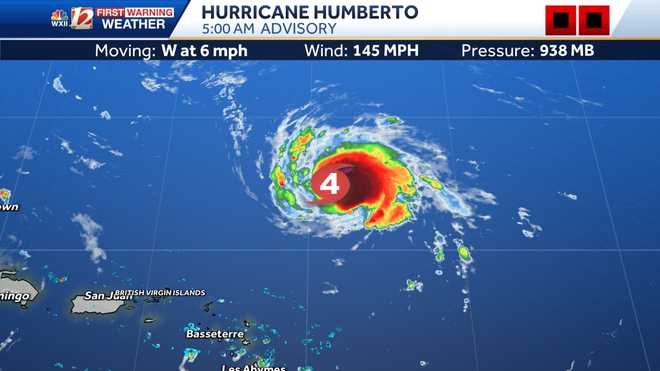 Tropical Advisory: Humberto tropical storm humberto in the atlantic, gabrielle and invest 94-l