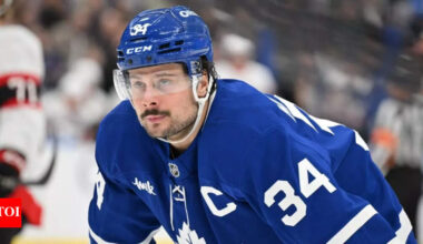 Maple Leafs’ James Reimer teases Auston Matthews with hilarious ‘winner takes all’ jersey number challenge | NHL News