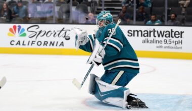San Jose Sharks lose to Vegas Golden Knights; Yaroslav Askarov shines