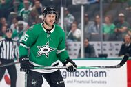 Dallas Stars right wing Mikko Rantanen (96) skates during the first period of an NHL...