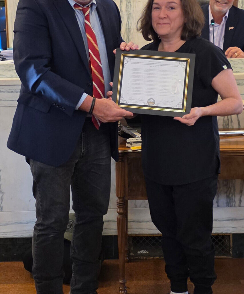 NYS Hockey Hall of Famer presented award