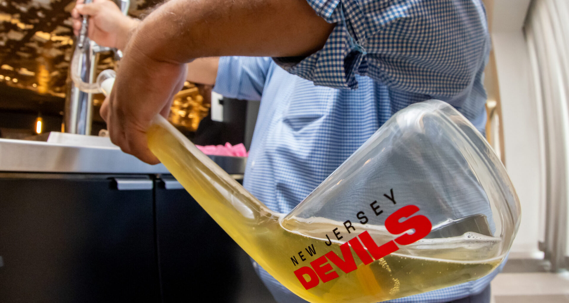 Devils Bringing Back Beer Stick for Select Games + New Food Lineup - The Hockey Writers -