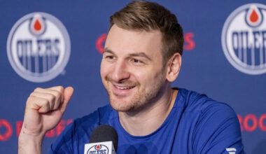 Oilers winger Zach Hyman likes progress of wrist surgery recovery