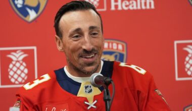 Brad Marchand didn’t expect to stay with the Panthers this season. Here’s why he could