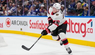 Ottawa Senators’ Tyler Kleven leaves pre-season opener early