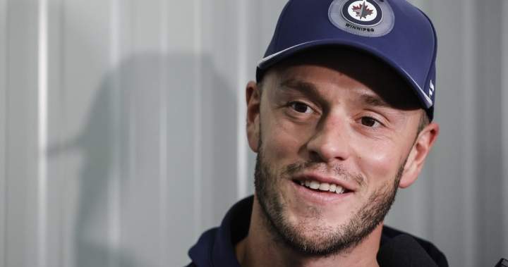 Jonathan Toews skates with hometown Jets ahead of comeback season - Winnipeg