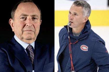 Gary Bettman and Martin St-Louis Gary Bettman and Martin St-Louis