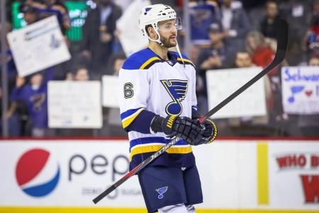 Marco Scandella with the St. Louis Blues.