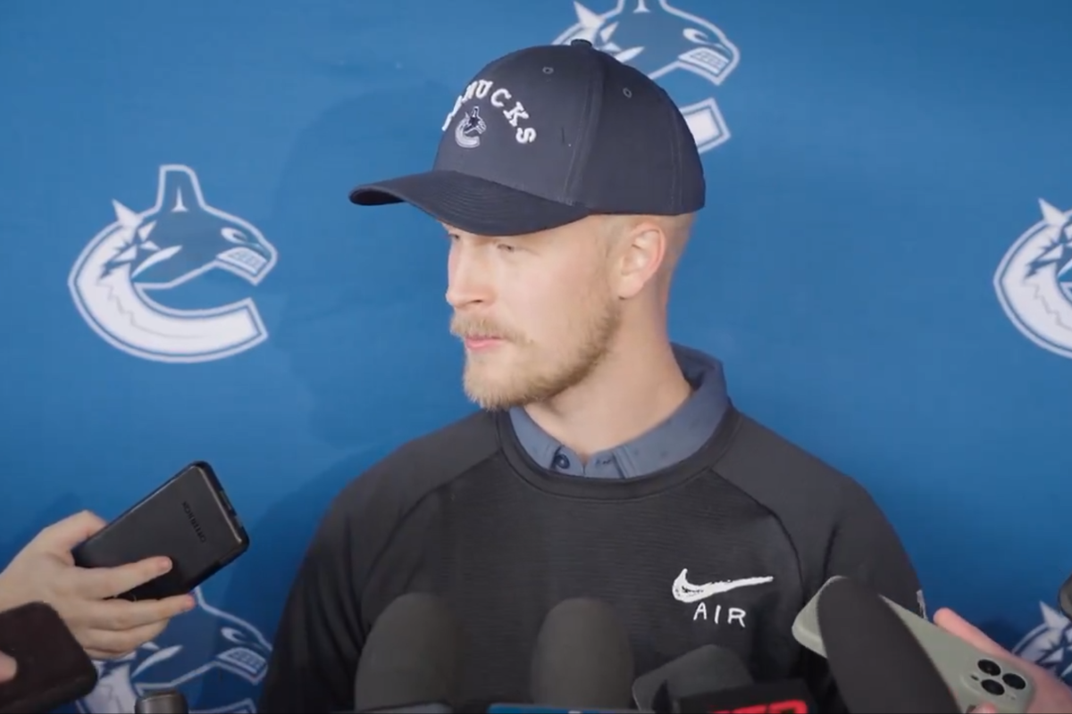 Vancouver Canucks Forward Elias Pettersson Shares Major Update With Reporters on Monday