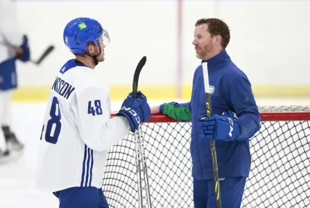 Vancouver Canucks Assistant GM  Abbotsford Canucks GM, Ryan Johnson.