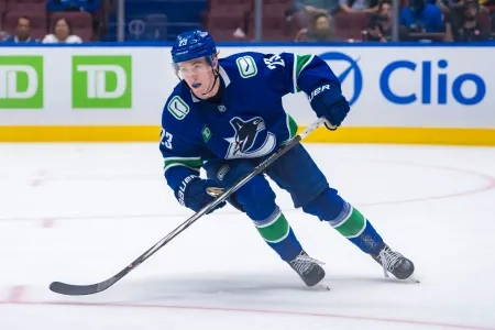 Vancouver Canucks prospect Jonathan Lekkerimaki.