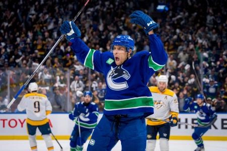 Former Vancouver Canucks forward Dakota Joshua.