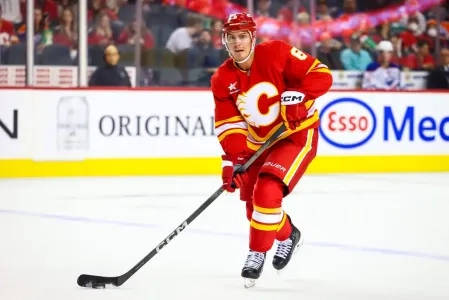 Tyson Barrie with the Calgary Flames