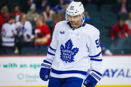 Mark Giordano of the Toronto Maple Leafs.