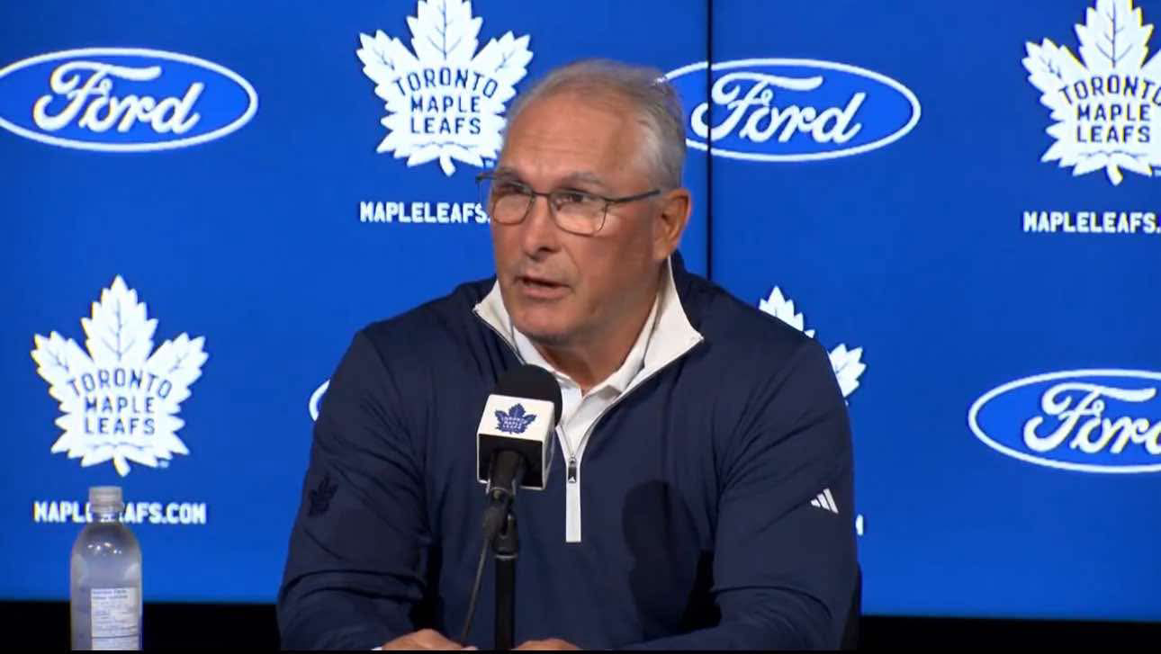 Craig Berube Opens Camp With Joke About the Maple Leafs' 'Core Four'
