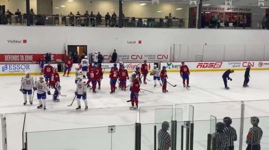 Photo of Canadiens players Photo of Canadiens players