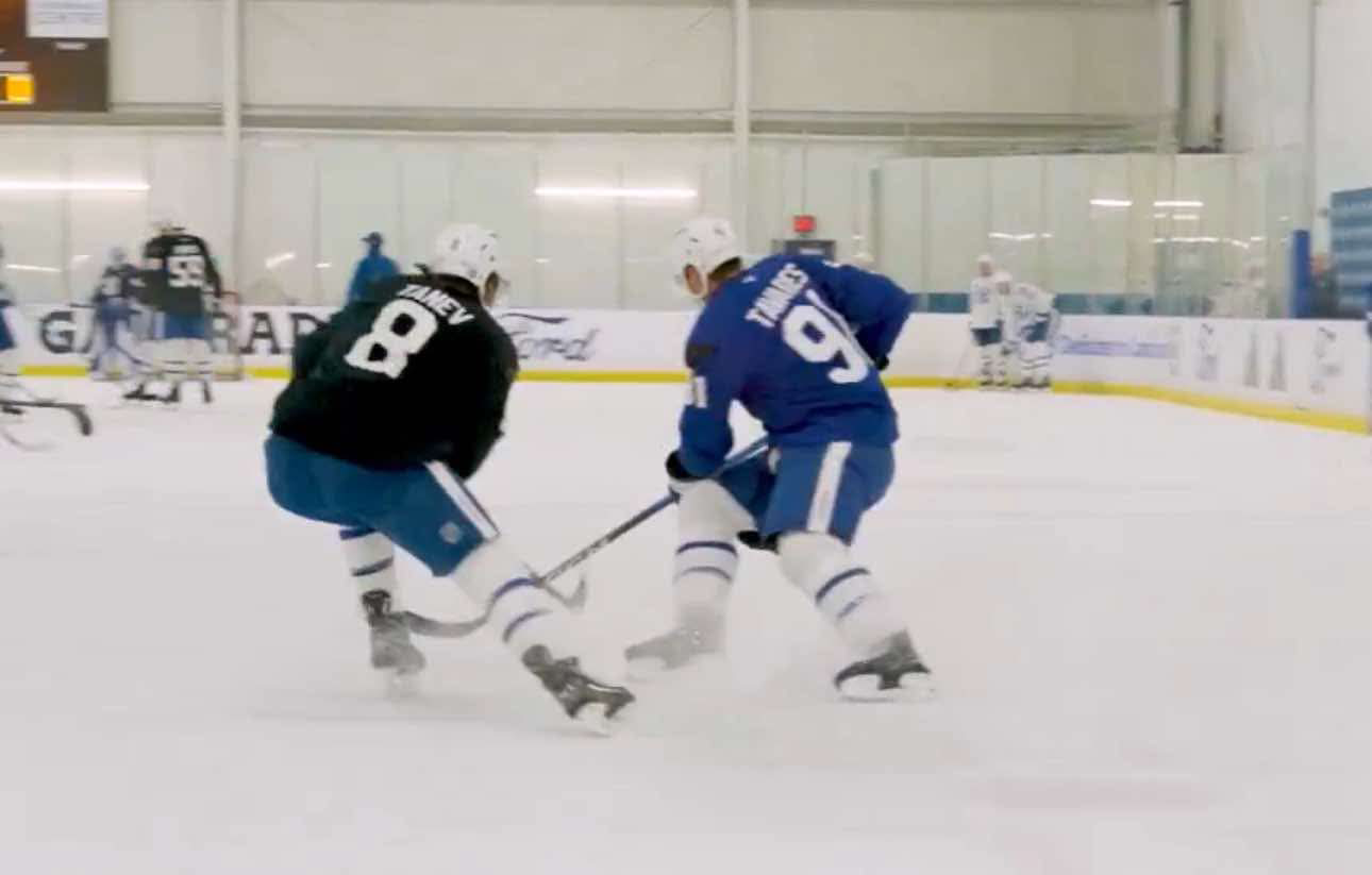 Fans React as John Tavares Undresses Chris Tanev With Sensational Move