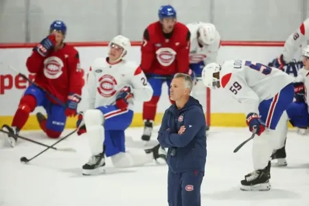 Photo at Canadiens camp